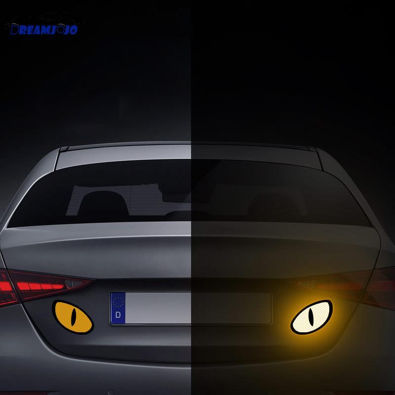Eye Car Styling And Decal Auto Scratches Cover For Automobile Body Fuel Tank Bumper Monster Reflective Sticker Cool Trim