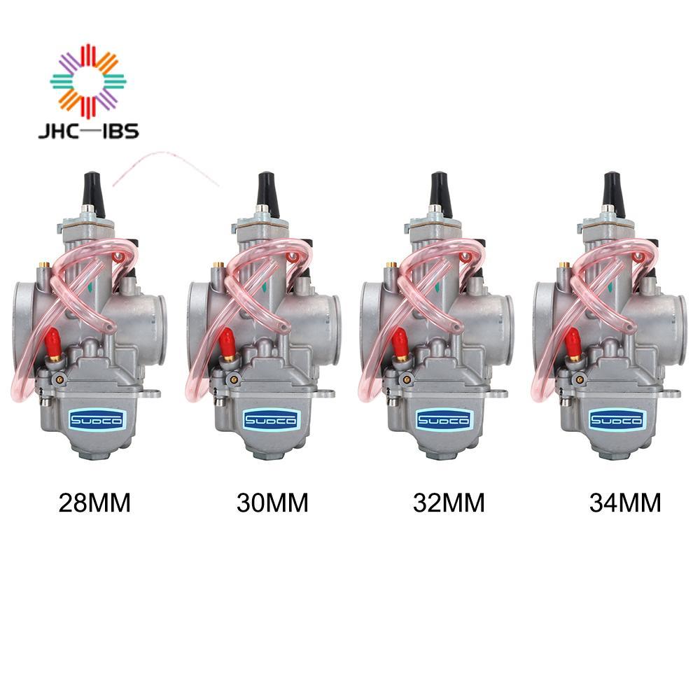 Universal Carburetor For PWK 28 30 32 34 mm 2T 4T For Keihin Mikuni Carburador With Power Jet For Yamaha Suzuki Honda 75cc-250cc