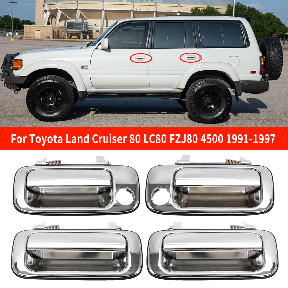 Front Rear Exterior Door For Toyota Land Cruiser 80 LC80 FZJ80 4500 91-97 Left Righ Outside Handle 6923060010 6924060010