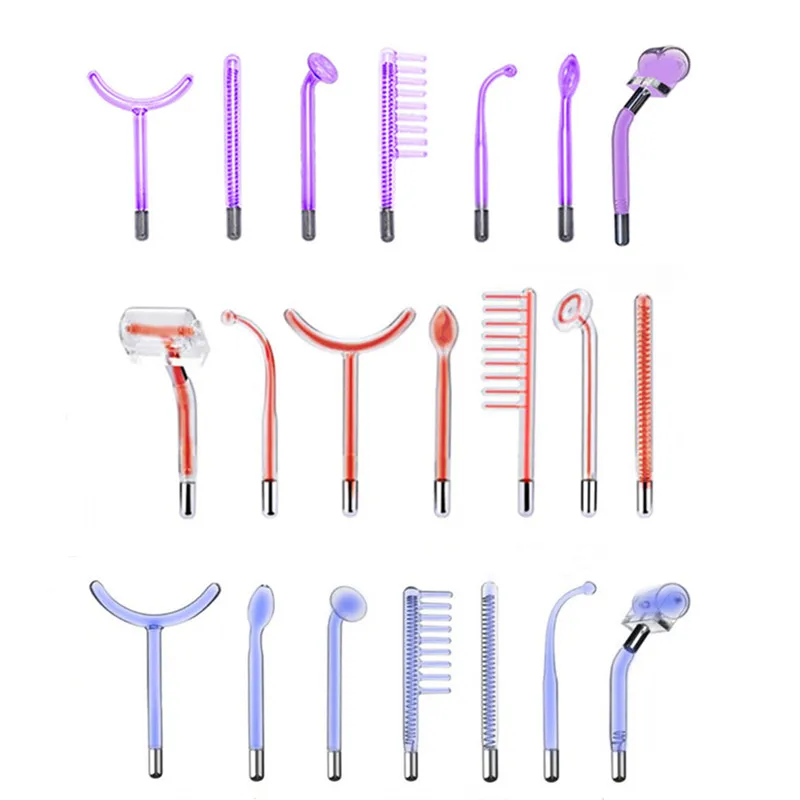 Replacement Electrotherapy Glass Tube for High Frequency Electrotherapy Device Parts Spot Acne Remover Hair Facial Body Beauty