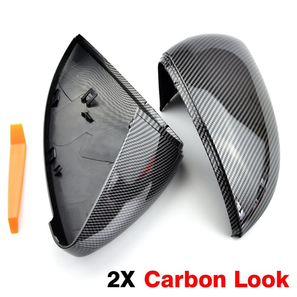 Wing Side Mirror Cover Rearview Mirror Cap Fit For 2014-2018 VW Golf 7 GTI 7 Car Accessories Replacement cc200