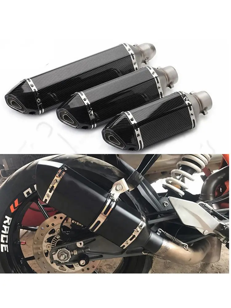 Motorcycle Accessories 51Mm Universal Exhaust Pipe Modified Muffler Pipe Echappement Moto Db Killer For Xj6 Mt07 09 ddmysmile 03 Smile