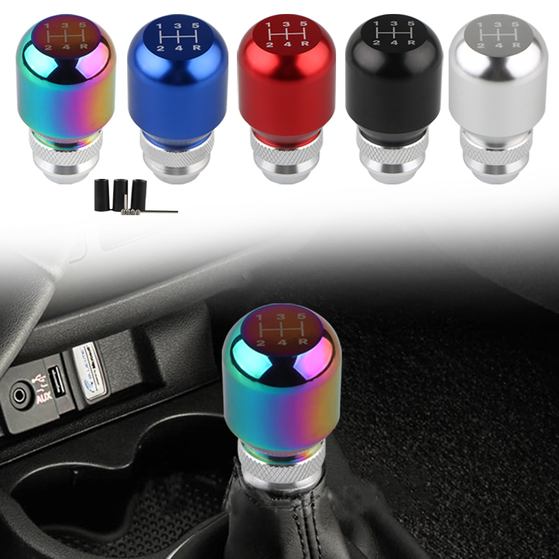 Universal Car Gear Shift Knob Gear Stick Manual Shifter Lever Retractable Adjustable Length Gear Head Aluminum Alloy Gear Head c1fde 5 5cfe4