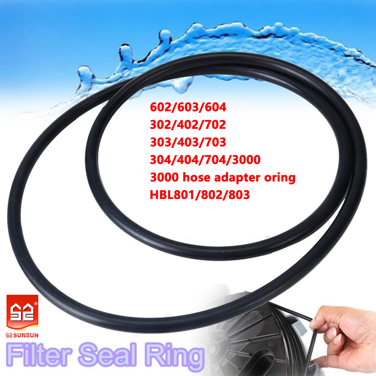 SUNSUN Aquarium Filter Rubber Sealing Seal Ring Replace O Ring Part Accessories For Canister External Filter