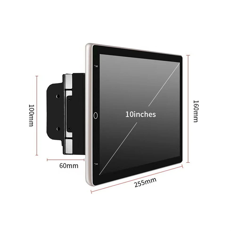 Android 13 10.1 inch Automatic Rotate Car Radio Android Auto Apply Carplay DVD Multimedia Player Car Stereo GPS Universal 2Din