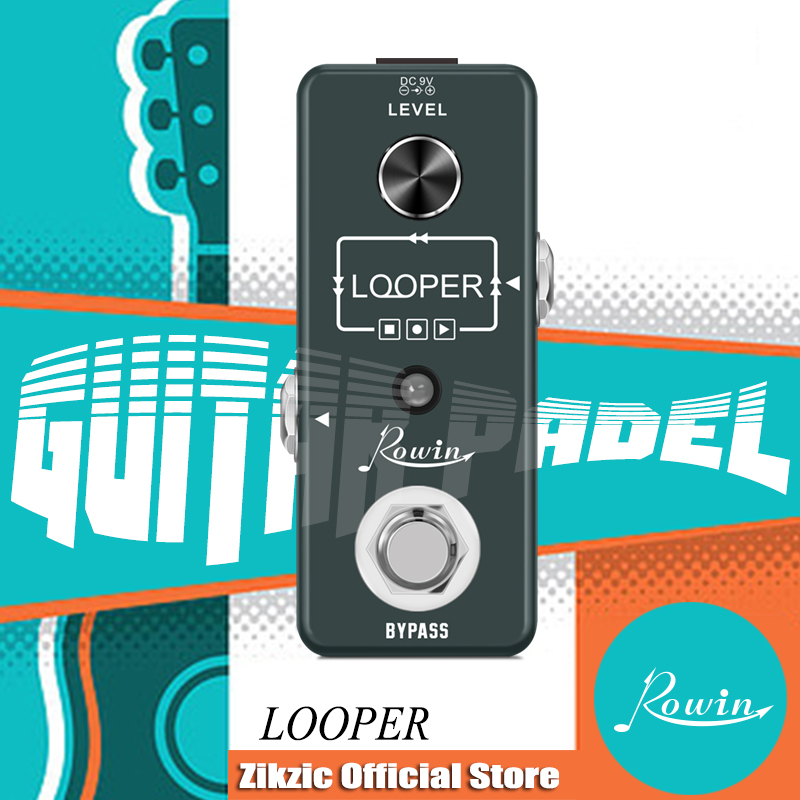 ddmysmile Lef-332 Guitar Ddmysmile Looper Rowin Pedal Digital Looper Effect Pedals For Electric Guitar Bass 10 Min Recording Time Smile