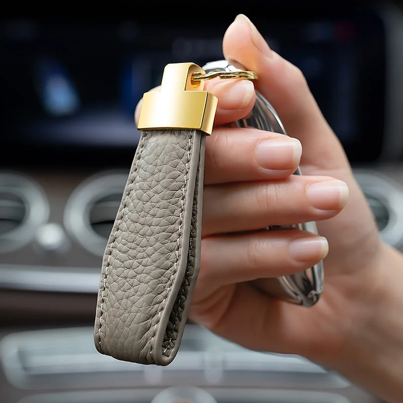 Luxury Key Chain Lady Men Keychain Exquisite Leather Car Key Ring Holder Gift for Girl Besties Male Accessories Dropshipping
