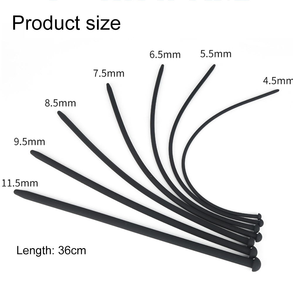 Silicone Horse Eye Stick Urethral Stimulator Plug Penis Plug Urethra Catheter Dilator Male Phallus Stimulates Masturbator Sextoy