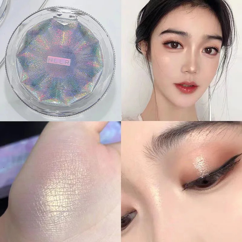Shimmer Highlighter Powder Palette Face Contour Makeup Highlight Face Bronzer Highlighter Brighten Skin Face Blush Cheek Blush 240621
