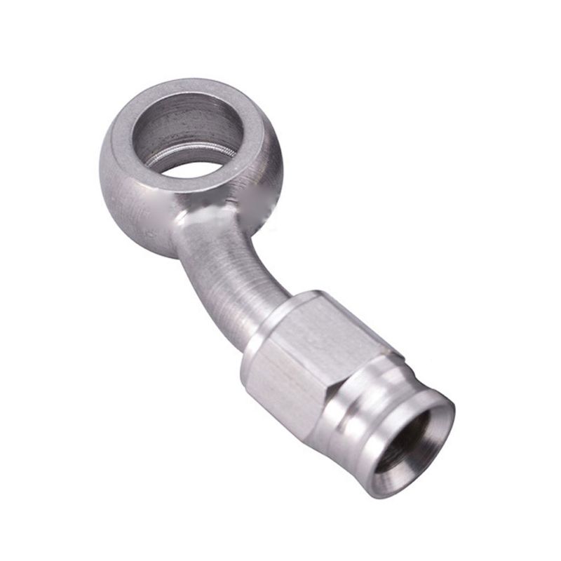 Brake Hose Adapter 0/28/90 Degree AN3 Fitting Wearproof for Auto Accessories