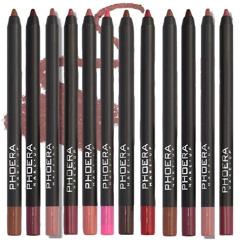 Waterproof Nude Brown Lip Liner Lipstick Pencil Matte Red Pink Contour Tint Lipstick Lasting Non-stick Cup Lips Makeup Cosmetics 240705