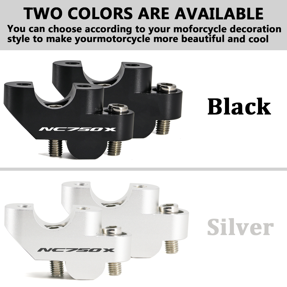 For Honda NC 750 X NC750X 2016 - 2021 CB500X CB500F CB300F Motorcycle Accessories Riser Lifting Handlebar Clamp Handlebar Riser c79f6 5 400c9
