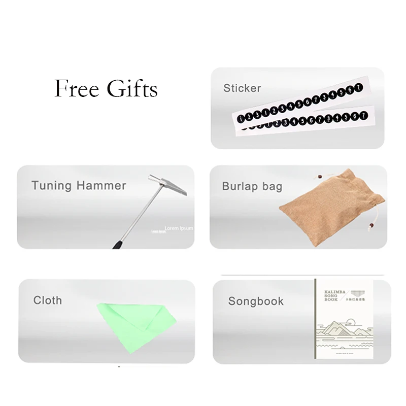 17 Keys Kalimba Portable Musical Keyboard Instrument Wooden Thumb Piano Instrumentos Musicales for Wholesale Piano Keyboard