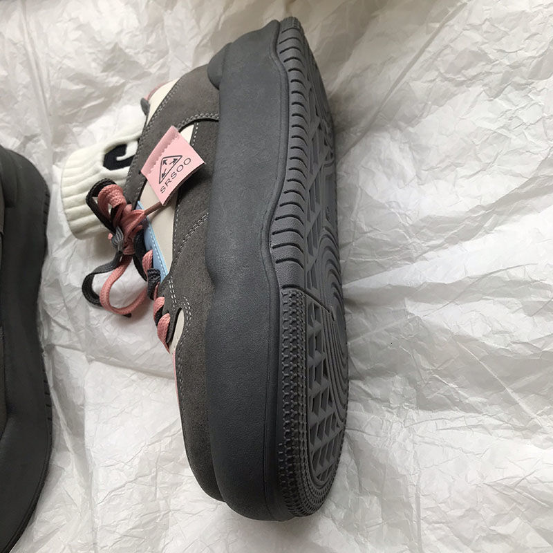 Dopamine High Beauty Bread 2024 Spring New Versatile Casual Sports Small Black Shoes for Women
