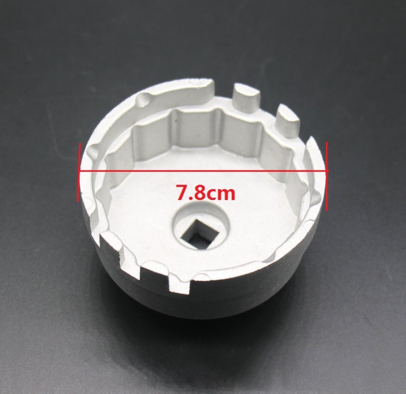 Professional Aluminum Car Oil Filter Wrench Hattype Wrench for Toyota Prius Corolla Rav4 Lexus Car Accessories Auto Repair Parts