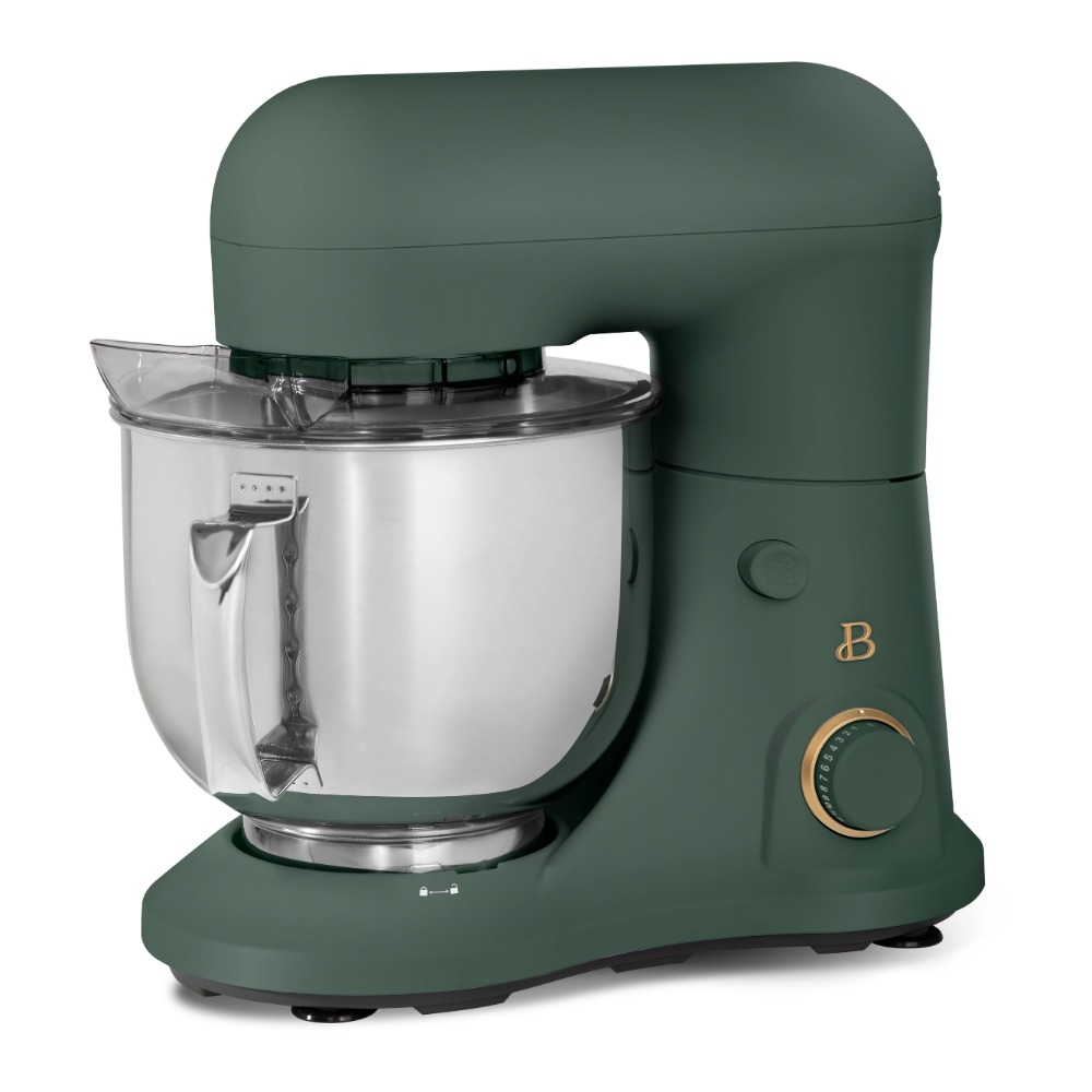 2023Biu. 5.3 QT Stand Mixer, Lightweight & Powerful with Tilt-Head, White Icing by Drew Barrymore