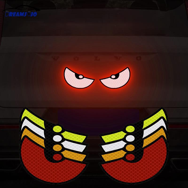 Eye Car Styling And Decal Auto Scratches Cover For Automobile Body Fuel Tank Bumper Monster Reflective Sticker Cool Trim