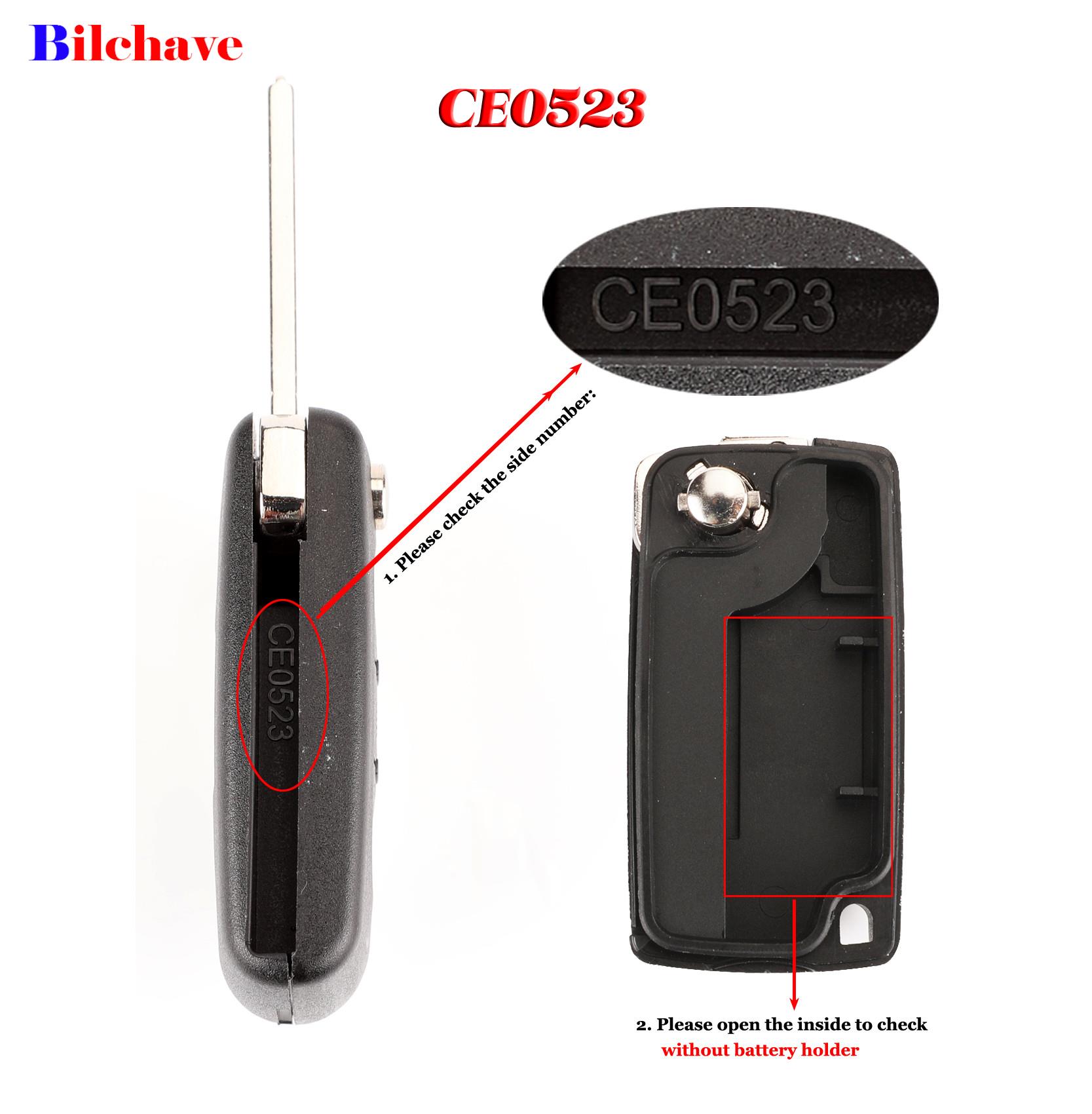 jingyuqin 2/3/4 Buttons Flip Remote Car Key Shell Case for Peugeot 207 307 308 407 607 807 Parer Citroen C2 C3 C4 C5 C6 Xsara 9d350 5 6aeb3