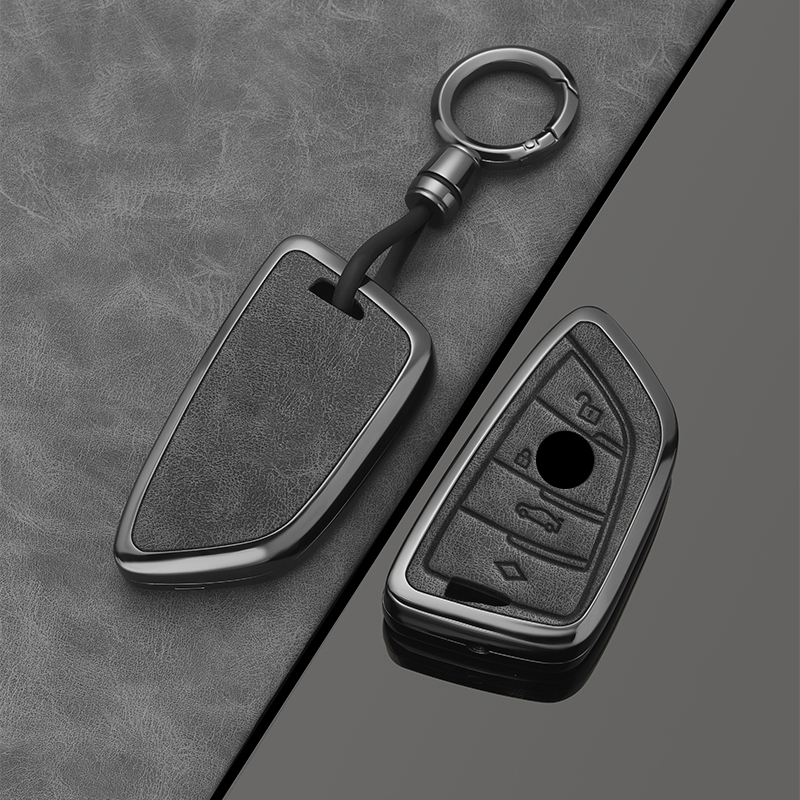 Car Key Style Alloy Case Cover Shell Fob For F10 F20 F30 G20 G30 F15 F16 G01 G02 ddmysmile G05 G07 X1 X3 X4 X5 X6 1 3 5 7 Series Smile