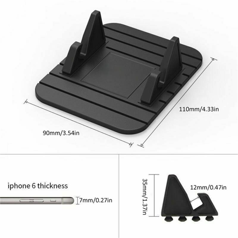 New Anti-slip Car Silicone Holder Mat Pad Dashboard Stand Mount For Phone GPS Bracket For iPhone Samsung Xiaomi Huawei Universal