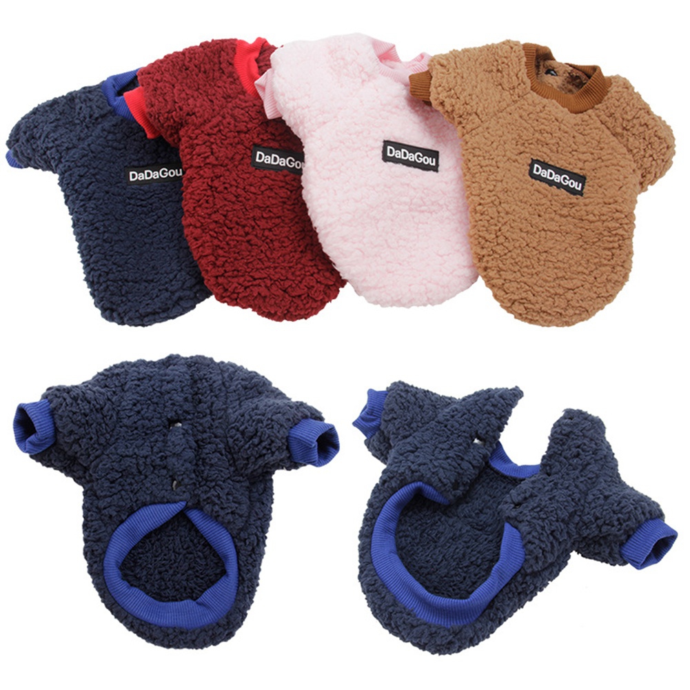 Fuzzy Dog Sweaters for Small Dogs Warm Soft Cozy Dog Coats Hooded Sweatshirt Fleece Small Dog Hoodies Cold Weather Cat Apparels