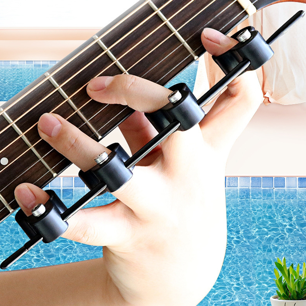 Adjustable Guitar Finger Training Span Exerciser Grip Stretcher Power Trainer Acoustic Guitar Extender Trainer Tool Extension