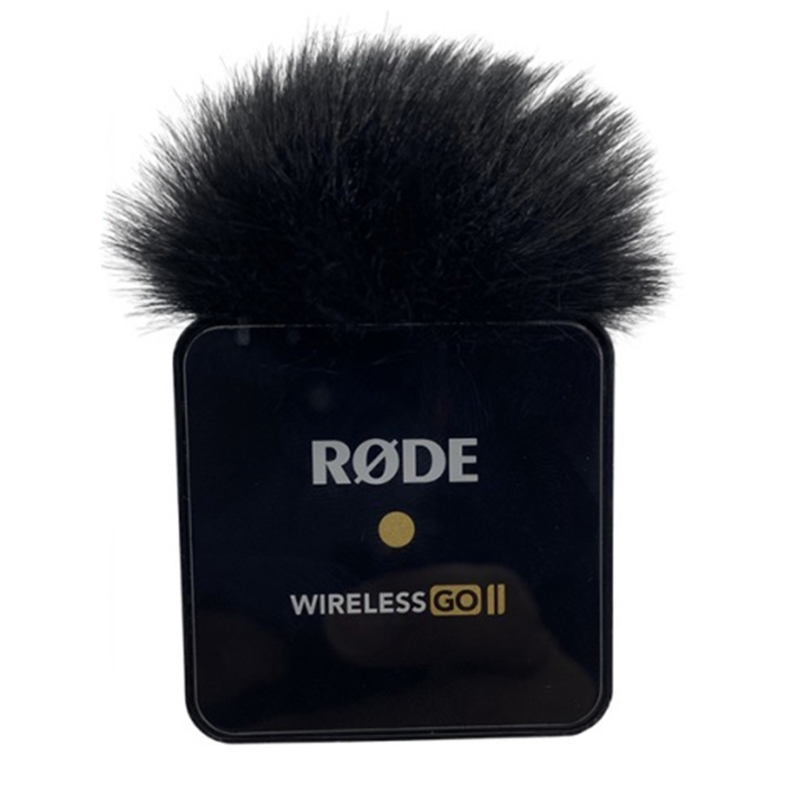 Noise Reducing Windshield Microphone Furry Windscreen Protections Sleeve for RODE WIRELESS GO II Clear Sound N0HC