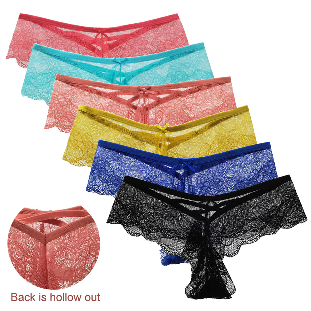 e f Underpants Low rise Underwear PCS SetSoft Lace Transparent Panties Women Briefs