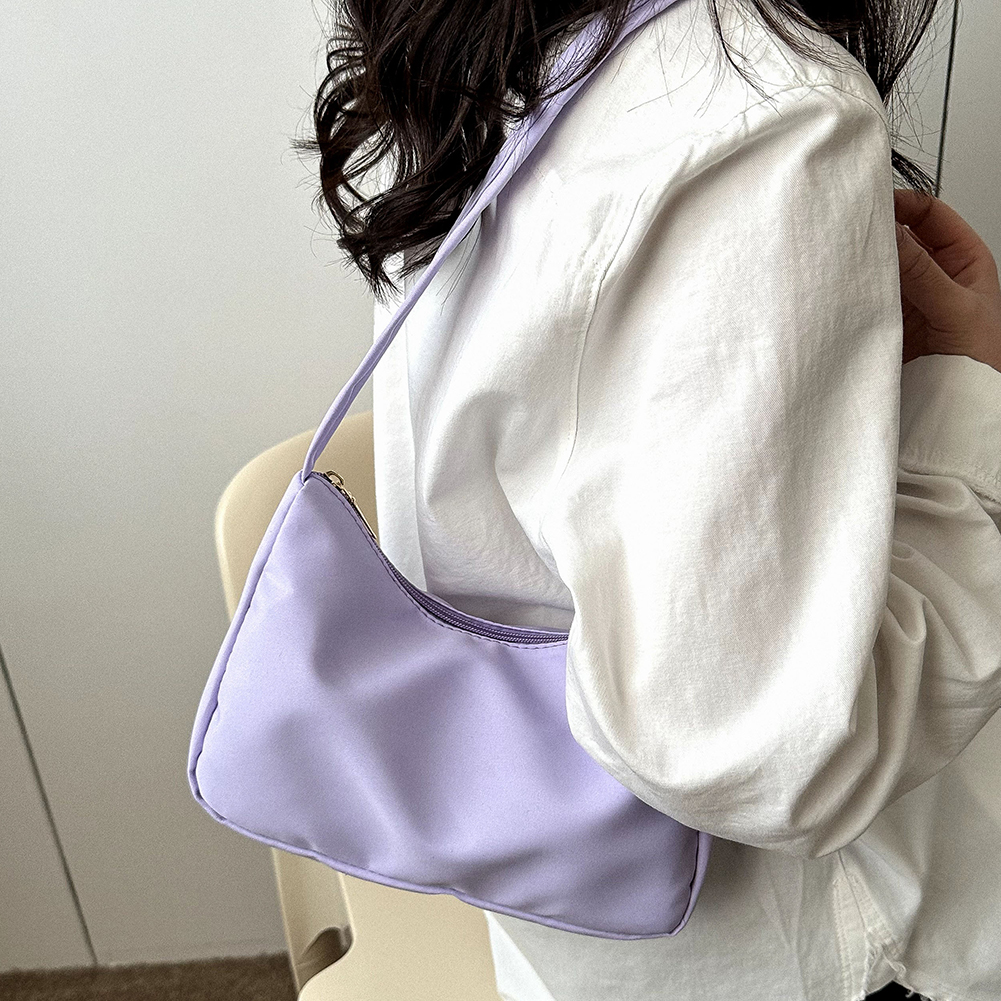 Fashion Oxford Shopping Bags Retro Casual Women Underarm Bags Small Totes Ladies Shoulder Bags Casual Solid Color Female Handbag