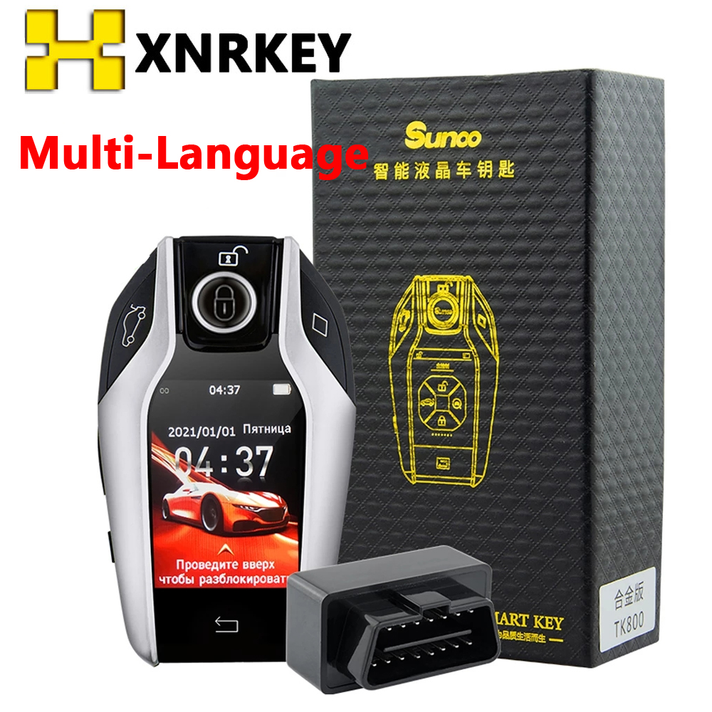 XNRKEY TK800 Smart Remote Key LCD Screen Korean OBD for BMW Mercedes-Benz Buick Audi Cadillac Lexus Land Rover Kia Universal