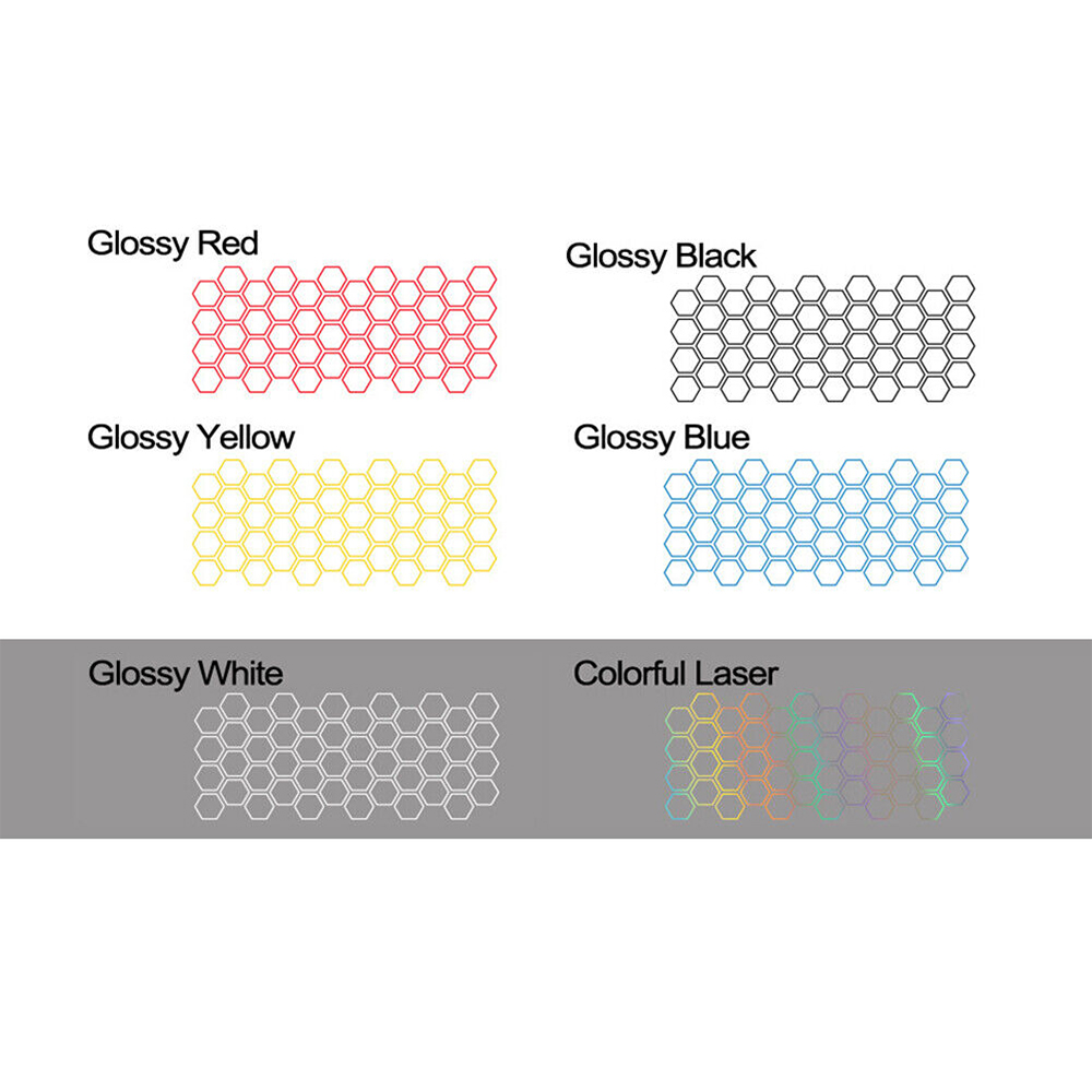 Creative Open Style Auto Graphics Honeycomb Decor Tuning Car Side Sticker For Audi Benz Universal Cars