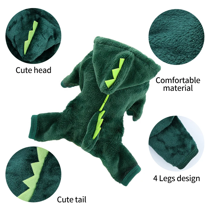 Cartoon Pet Jumpsuits Clothing Hoodies for Small Dogs Fleece Soft Pet Dog Clothes Coat Chihuahua Yorkshire Costume Coats Perro