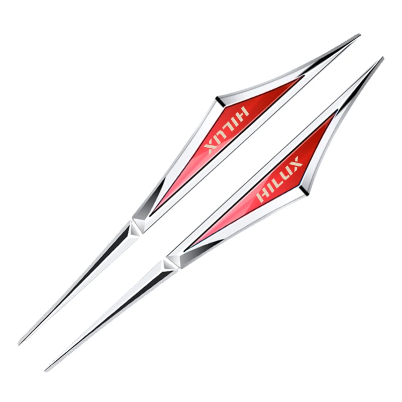 3D Metal Flag Emblem Badge Decals Sticker Car Exterior Accessories for Toyota HILUX