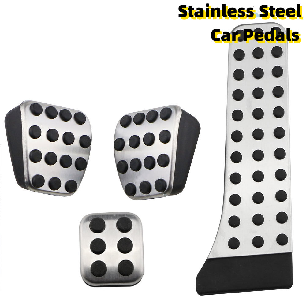 Car Accessories Brake Clutch Pedal Pad Covers For Mercedes Benz W124 W202 W203 W140 W208 W210 W211 W220 R170 R171 R-Class AT/MT