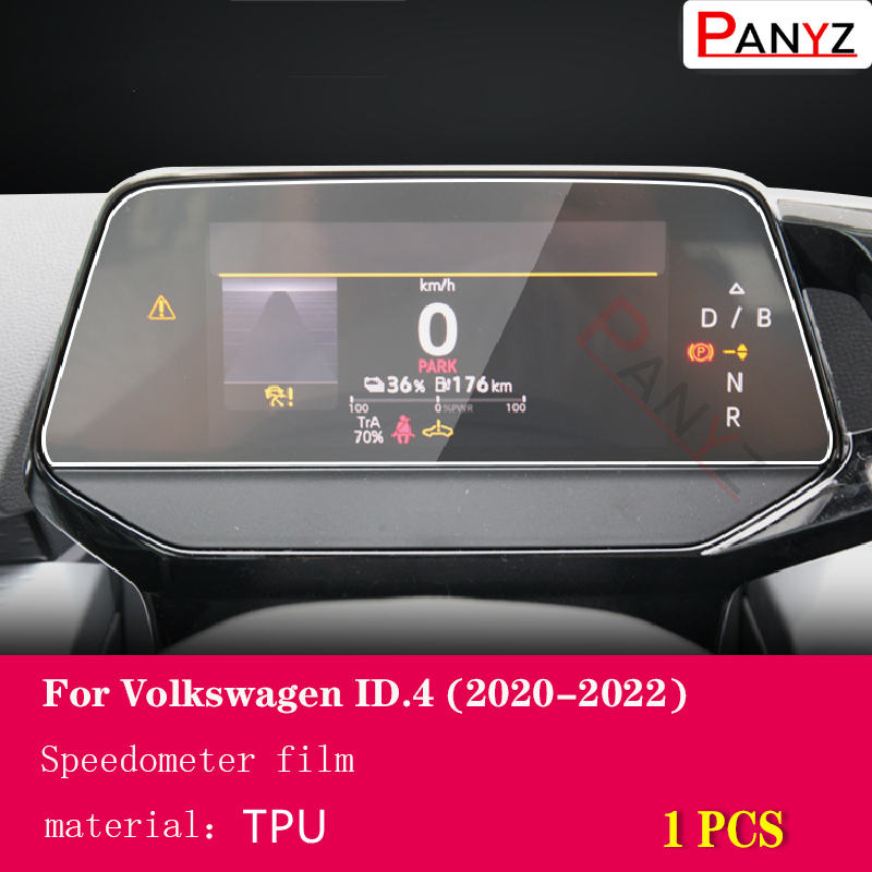 For Volkswagen ID4 Crozz 2021-2022 Dashboard Panel Center Console Protective Film Screen Anti-scratch Wrap Interior Accessories