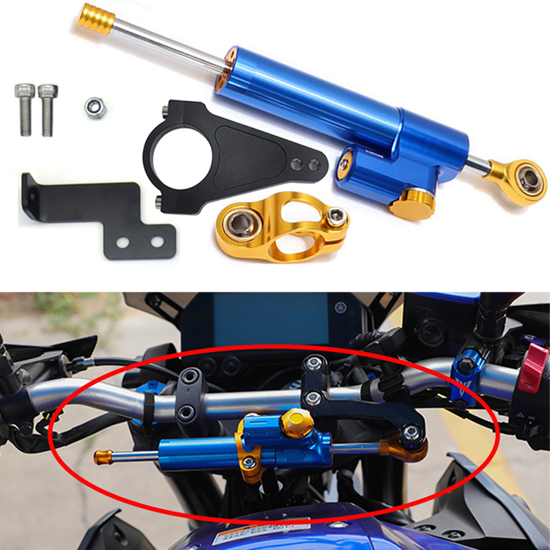 Universal Motorcycle Adjustable Steering Damper Electric Scooter Directional Steering Damper Bracket for Inxing V7 V5 Part