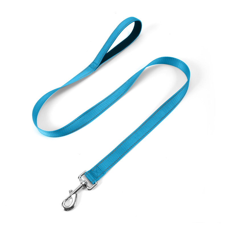 Double-Sided Reflective Heavy Duty Dog Leash,Neoprene Padded Handle & Metal Hook Pet Training Leash for Small Medium Large Dogs