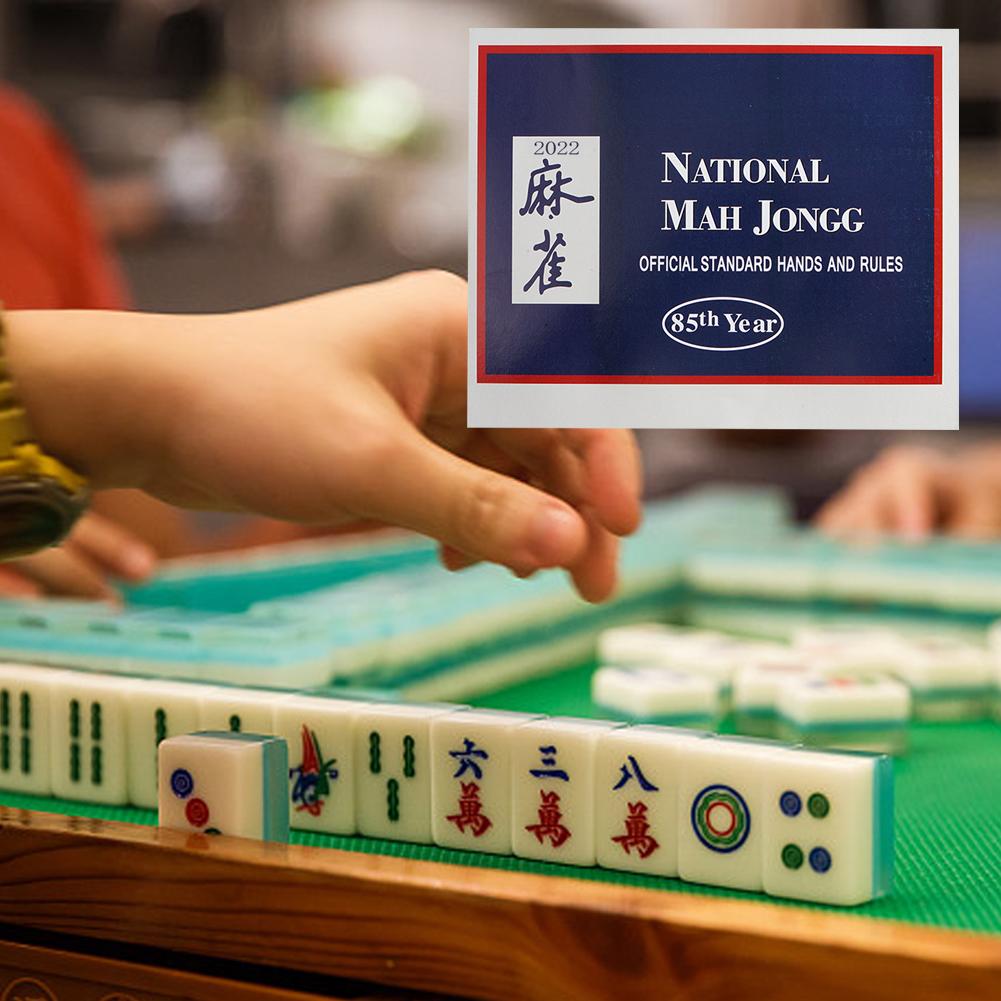 4 Pcs National Mah Jongg Card 2022 Mahjongg League Card Hands And Rules Official Mah Jongg Card Mahjong Cards For Adults