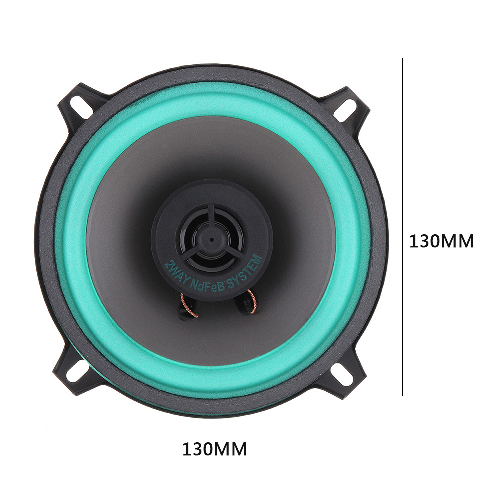 5 Inch 2 Way Full Frequency Car Stereo Speaker 12V Vehicle Audio Music Stereo Subwoofer Full Range Frequency Auto Audio