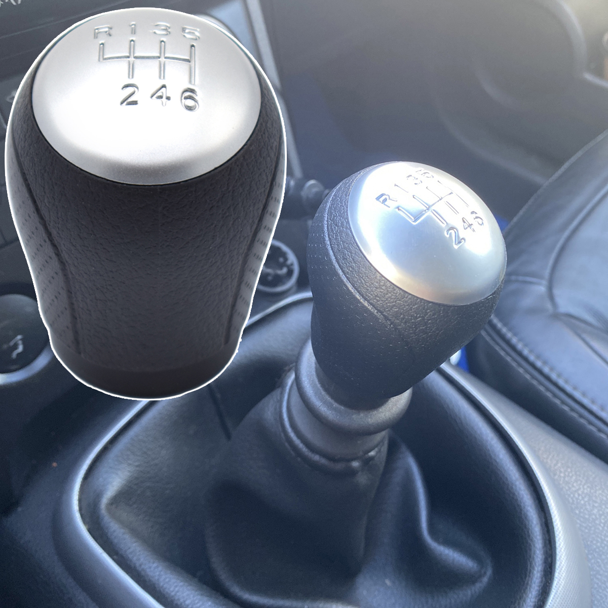 6+R Gear Shift Knob For Nissan Juke F15 Qashqai J10 Dualis X-Trail Stick Shifter Lever Pen Handle Replacement Parts2006 - 2013 975fe 5