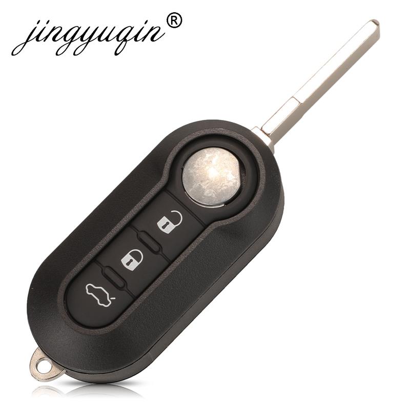 jingyuqin Delphi BSI 434Mhz ID46 Car Remote Key Fob For Abarth 500 595 500 124 695 5CC 71752289 / 6000628973 Auto Accessories