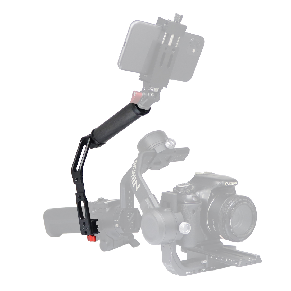 Adjustable Handle Sling Grip L Bracket Chute Mount for DJI Ronin RS2 RSC2 RS3 PRO Handheld Stabilizer Monitor Extension