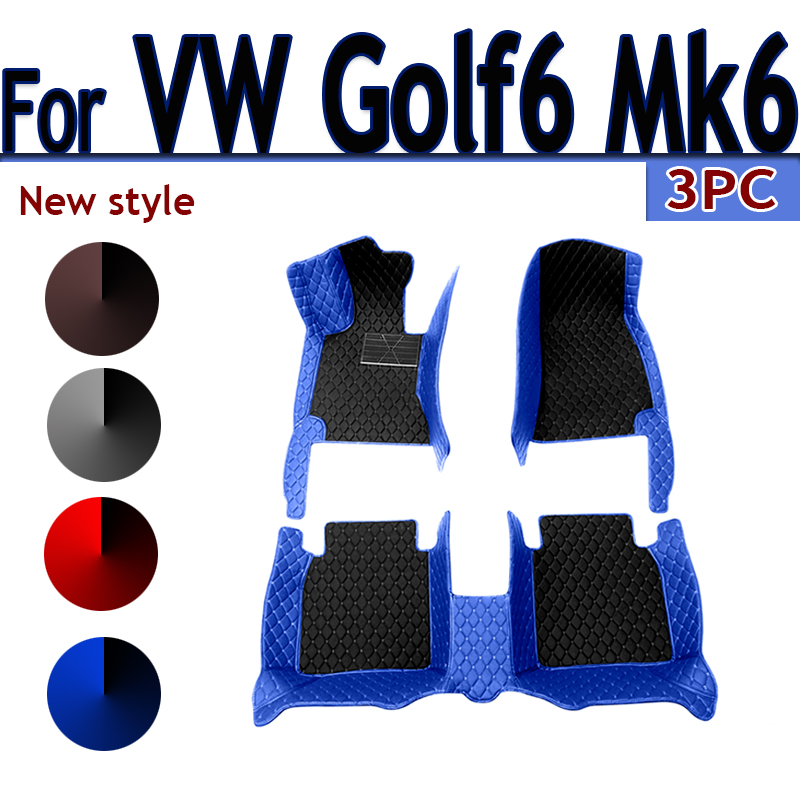 For VW Golf6 Golf 6 5K 2009~2013 Anti-dirt Pad Floor Rug Carpets Mat Car Accessories Vento Variant