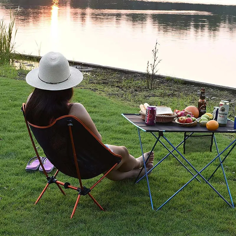 Outdoor Camping Chair Garden Beach Hiking Picnic Seat Portable Detachable Folding Fishing Chair Ultralight Camping Tools 240618