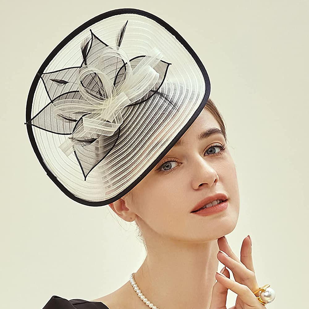 Womens Kentucky Derby Fascinators Fascinators Hair Clip Tea Party Pillbox Derby Hat Fascinator Bridal Wedding Church Racing Hats