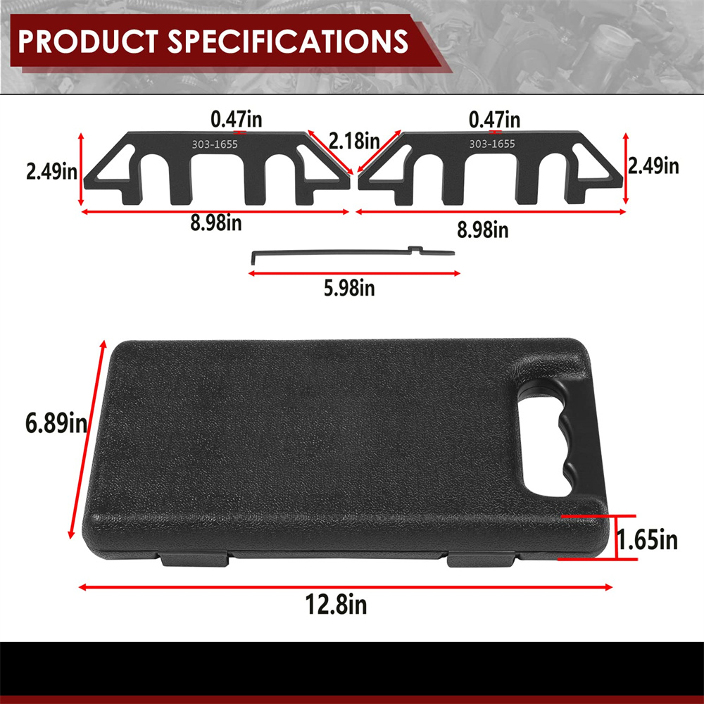 303-1655 Camshaft Holding Alignment Timing Tool and 303-1530 Chain Tensioner Set Fit for Ford 3.5L Upgraded EcoBoost Engine GT