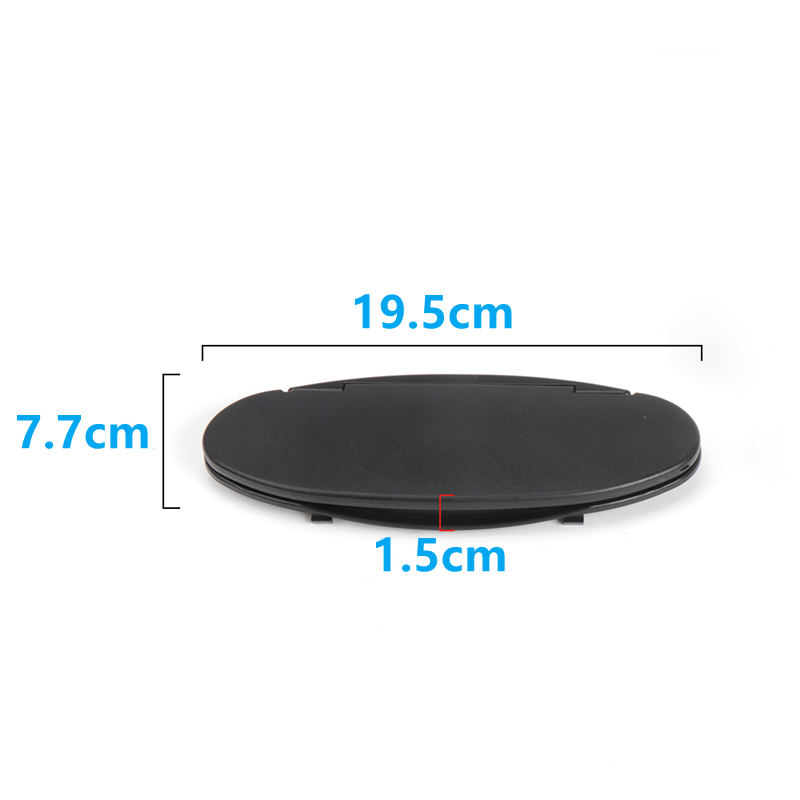 Car Interior Front Roof Sun Visor Makeup Mirror With Light Cover For MINI Cooper S One JCW R55 R56 R57 R59 R60 2007-2014 661b3