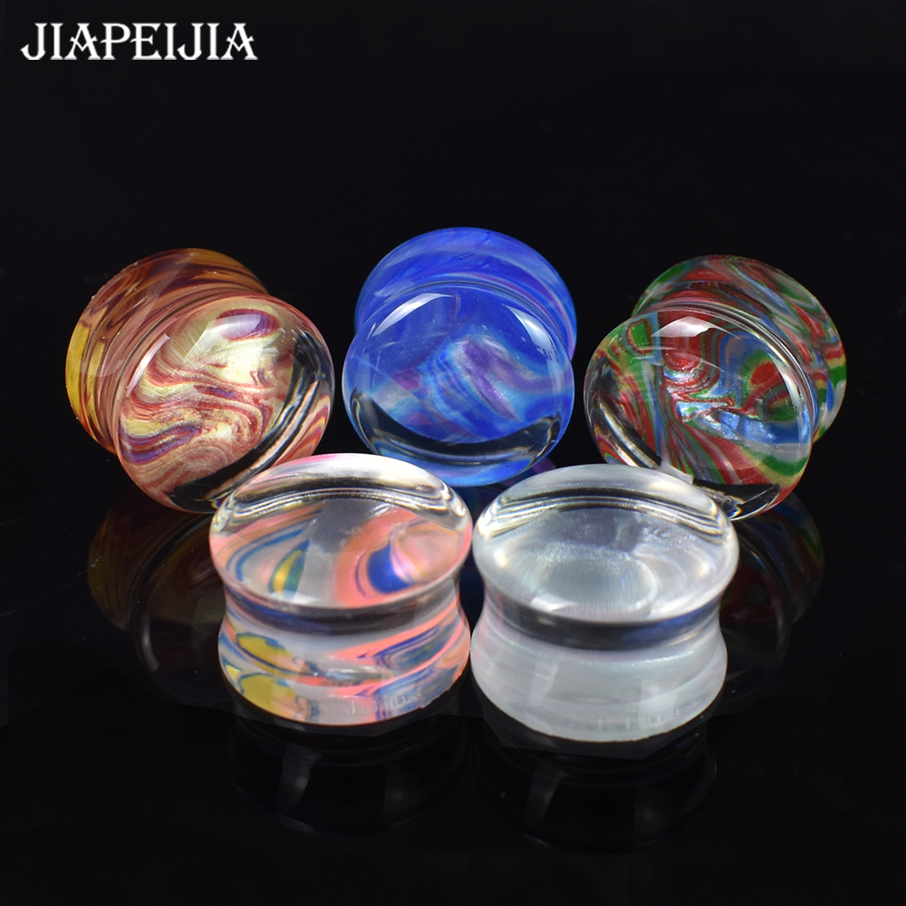 6-50mm 2Pcs Big Size Ear Gauges Tunnels Ear Plugs Stretcher Expander Body Jewelry for Women Men c7025 5 d4942