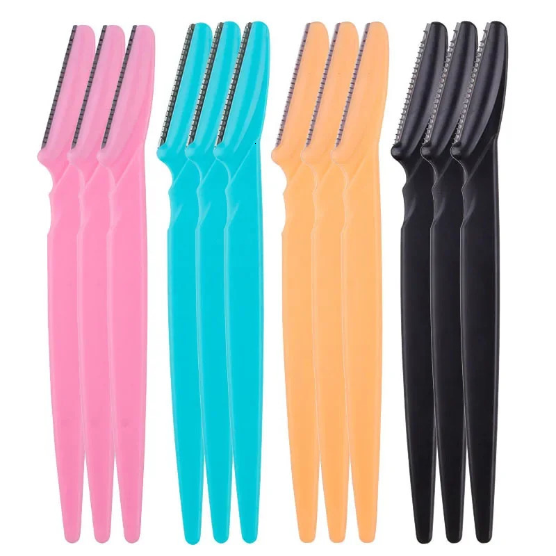 Yunduogirl 4/10/15Pcs Eyebrow Trimmer Blade Shaver Portable Face Razor Eye Brow Epilation Cutters Razor for Woman 240621