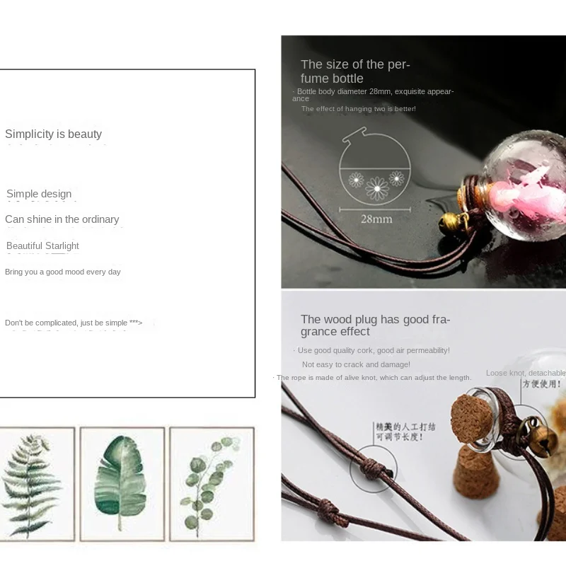 Car Hanging Perfume Pendant Fragrance Air Freshener Empty Glass Bottle For Essential Oils Diffuser Automobiles Ornaments ba213 5 34977